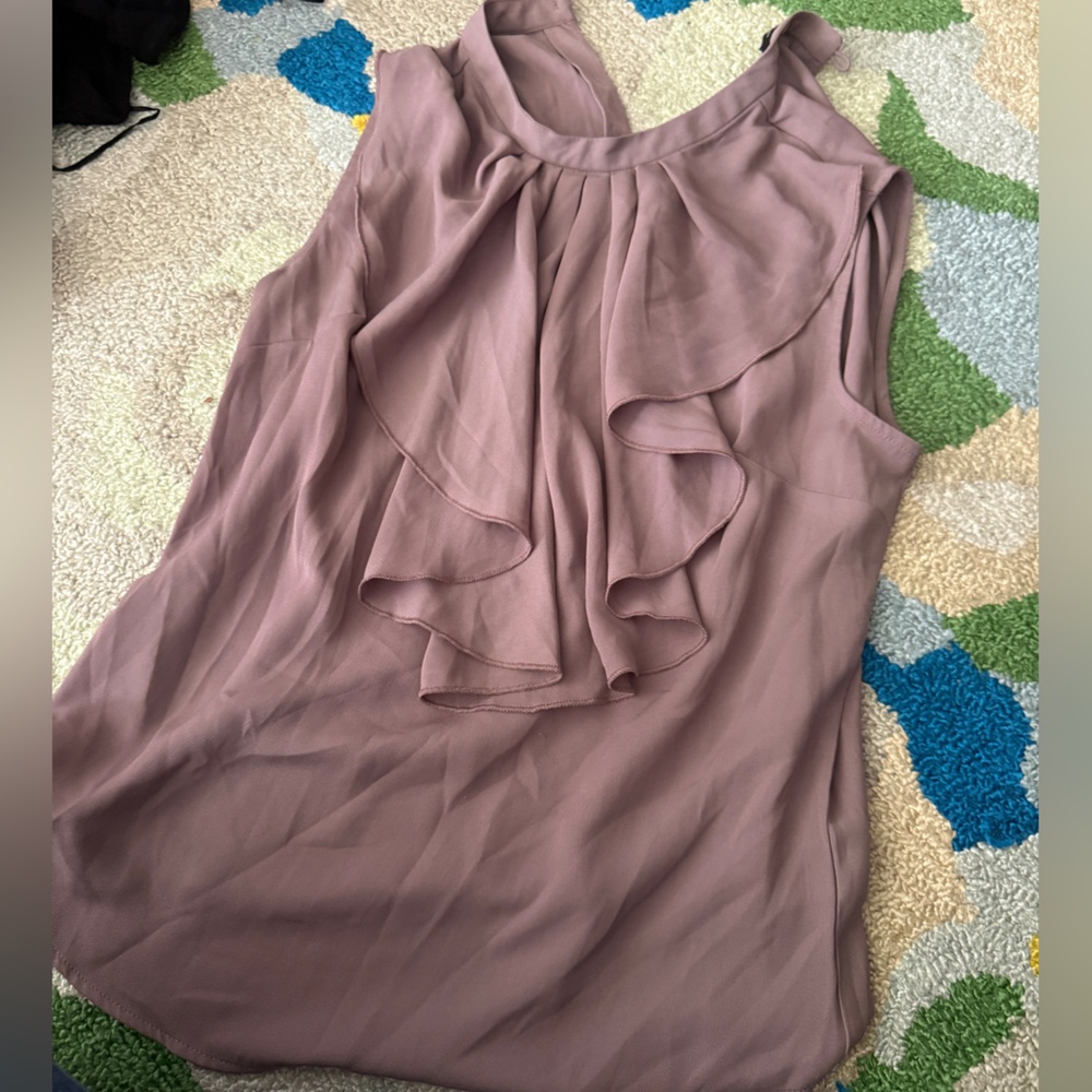 Van Heusen Lavender Sleeveless Top for Work